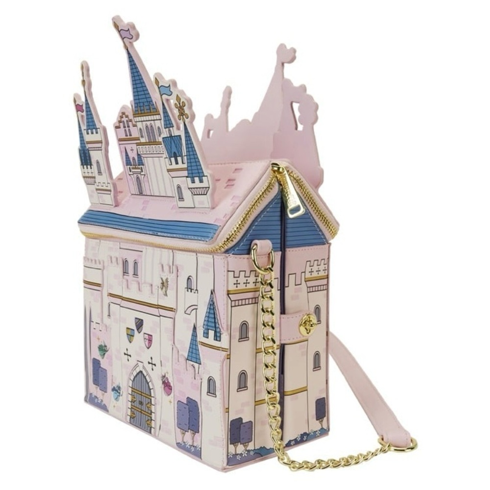 Bnwt Disney Sleeping Beauty Castle Loungefly Cros… - image 2